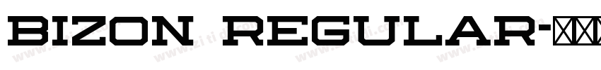 Bizon Regular字体转换